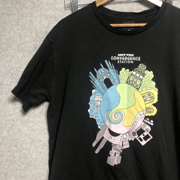 Meow Wolf T Shirt Adult Sz XL Convergence Station Denver, CO. Dark Green - Picture 4 of 9